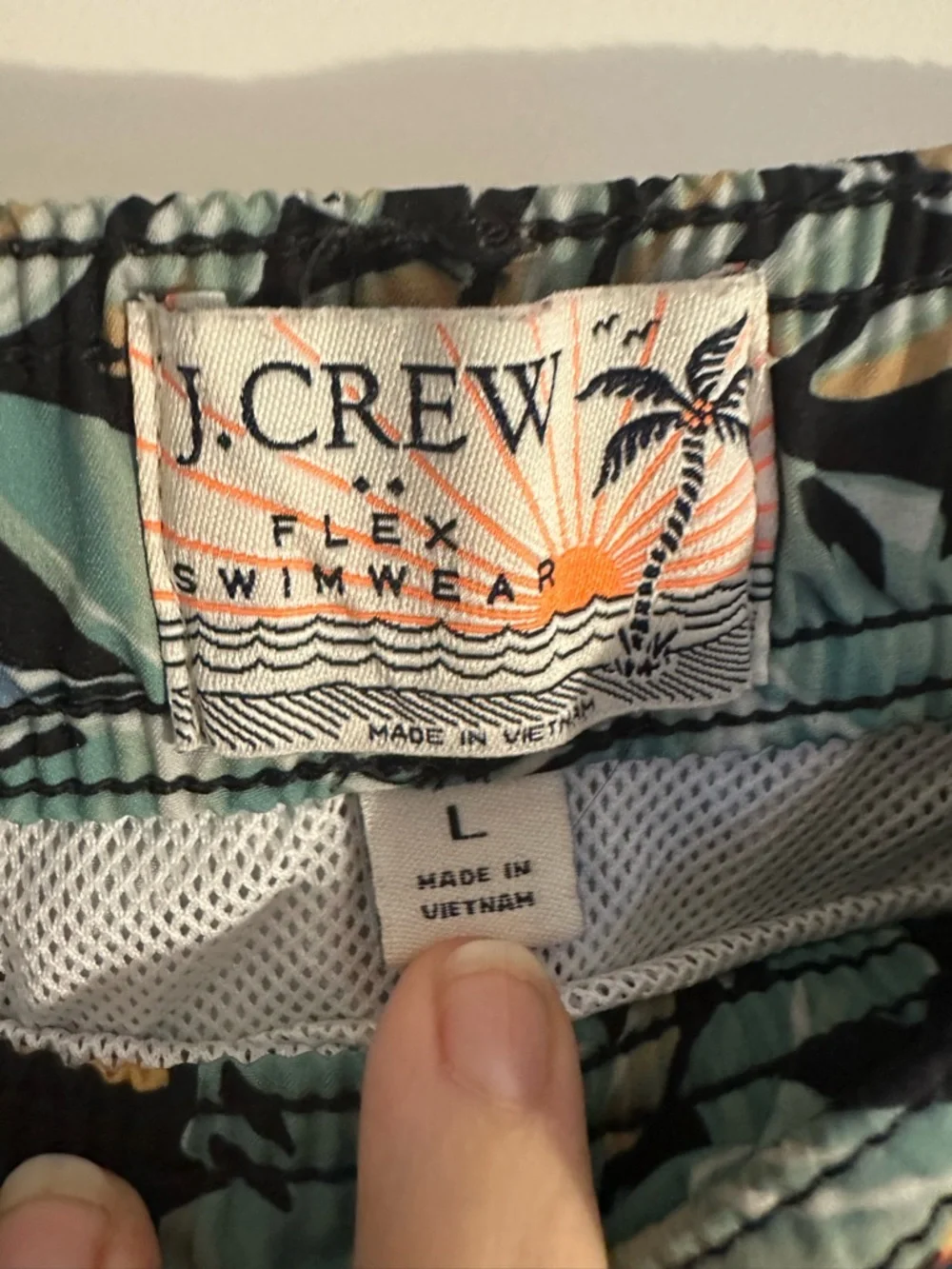 J. Crew Swim Trunks - Swim Shorts - Board Shorts - Size Large